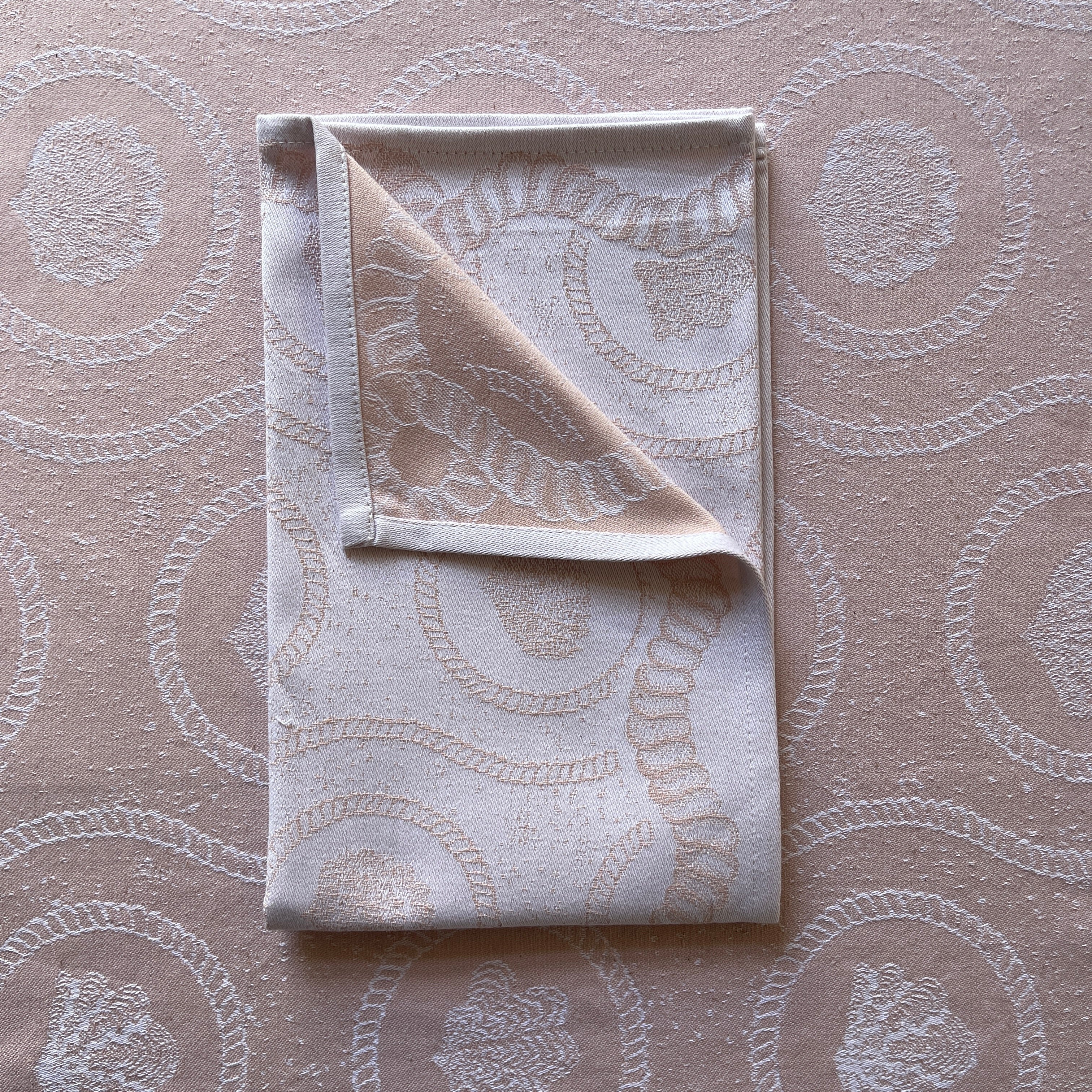 Dusty Pink Heirloom Napkin or Hand towels set of 4