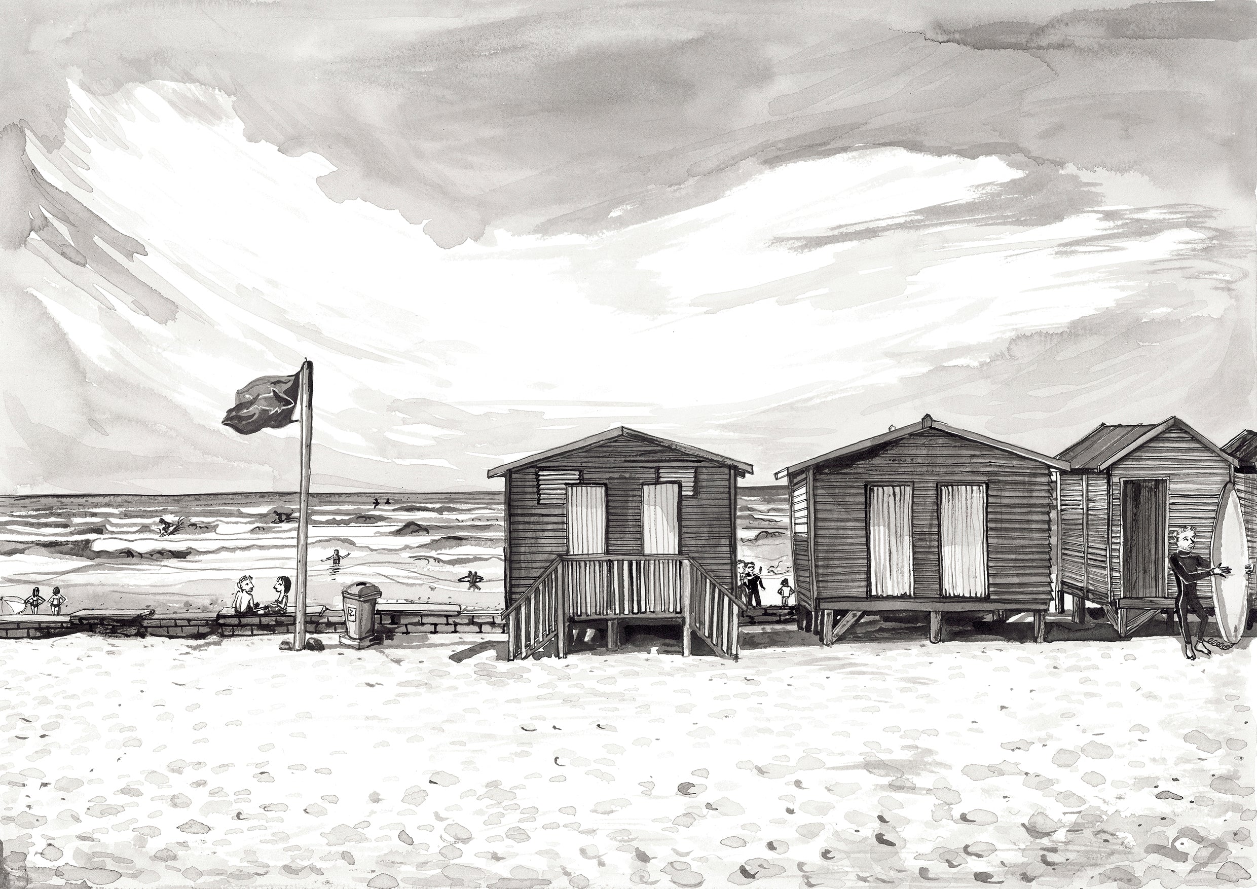BEACH Postcard pack