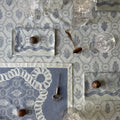 Blue 8 Seater Heirloom Tablecloth