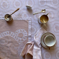 Dusty Pink 8 seater Heirloom Tablecloth