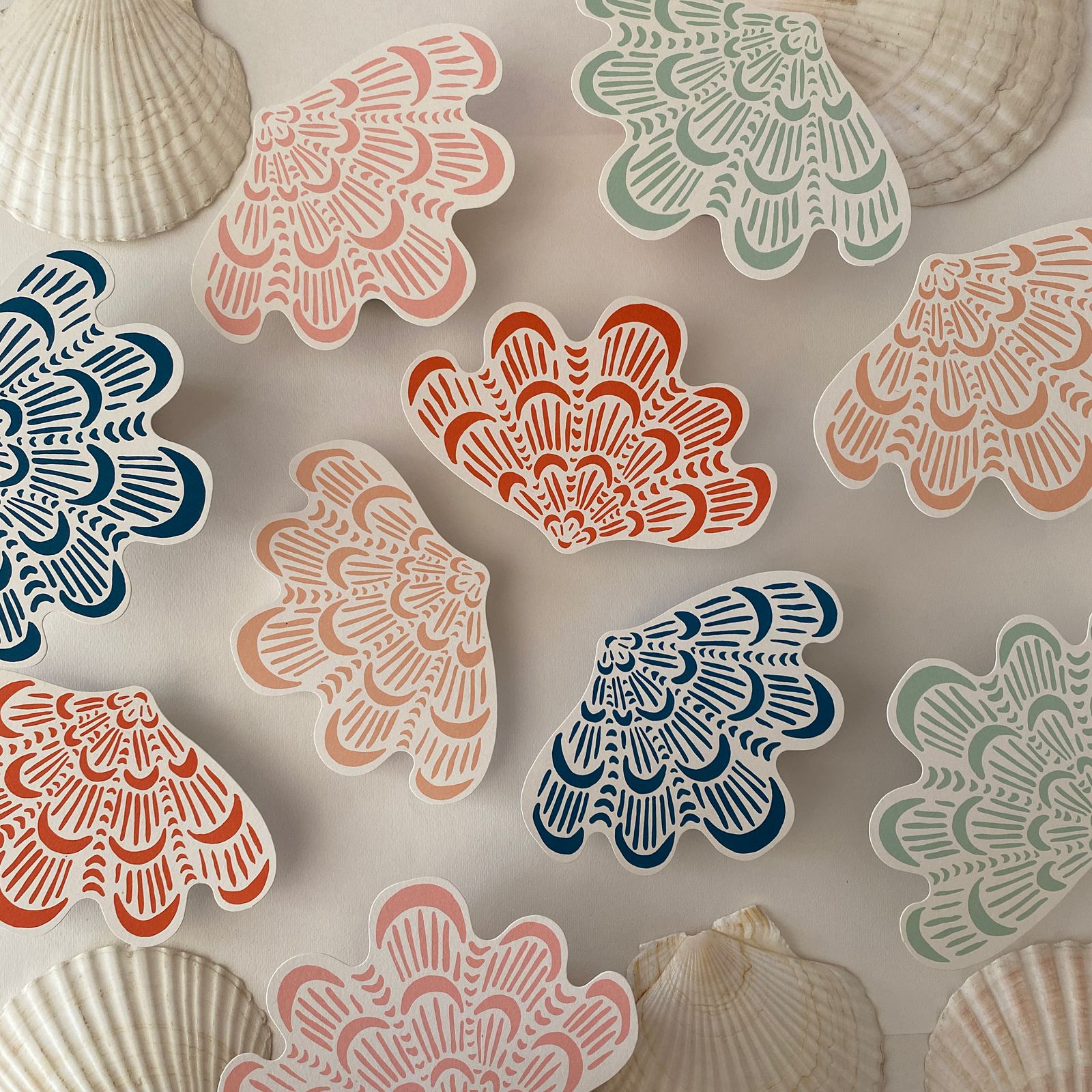 Mini Shell Gift card Pack of 10