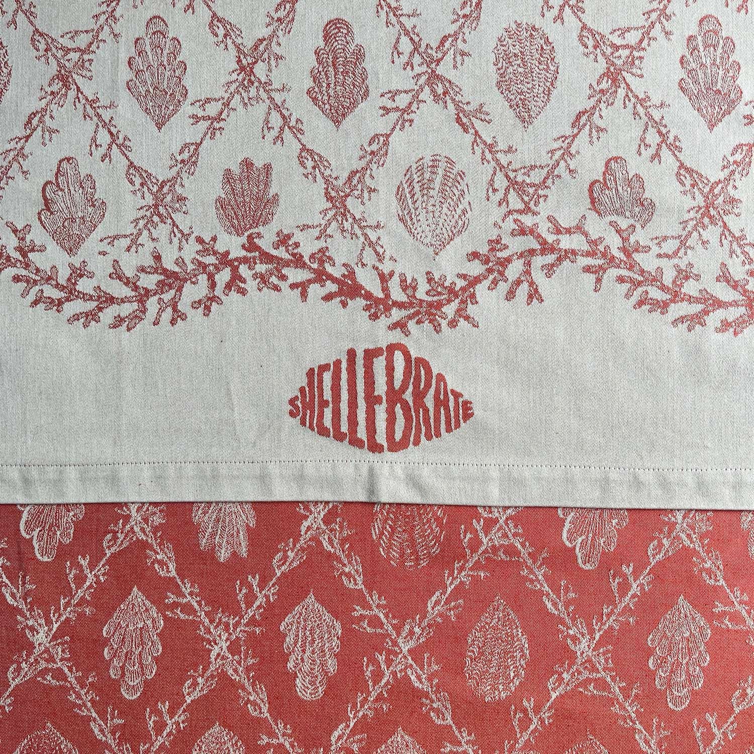 Red 8 Seater Heirloom table cloth