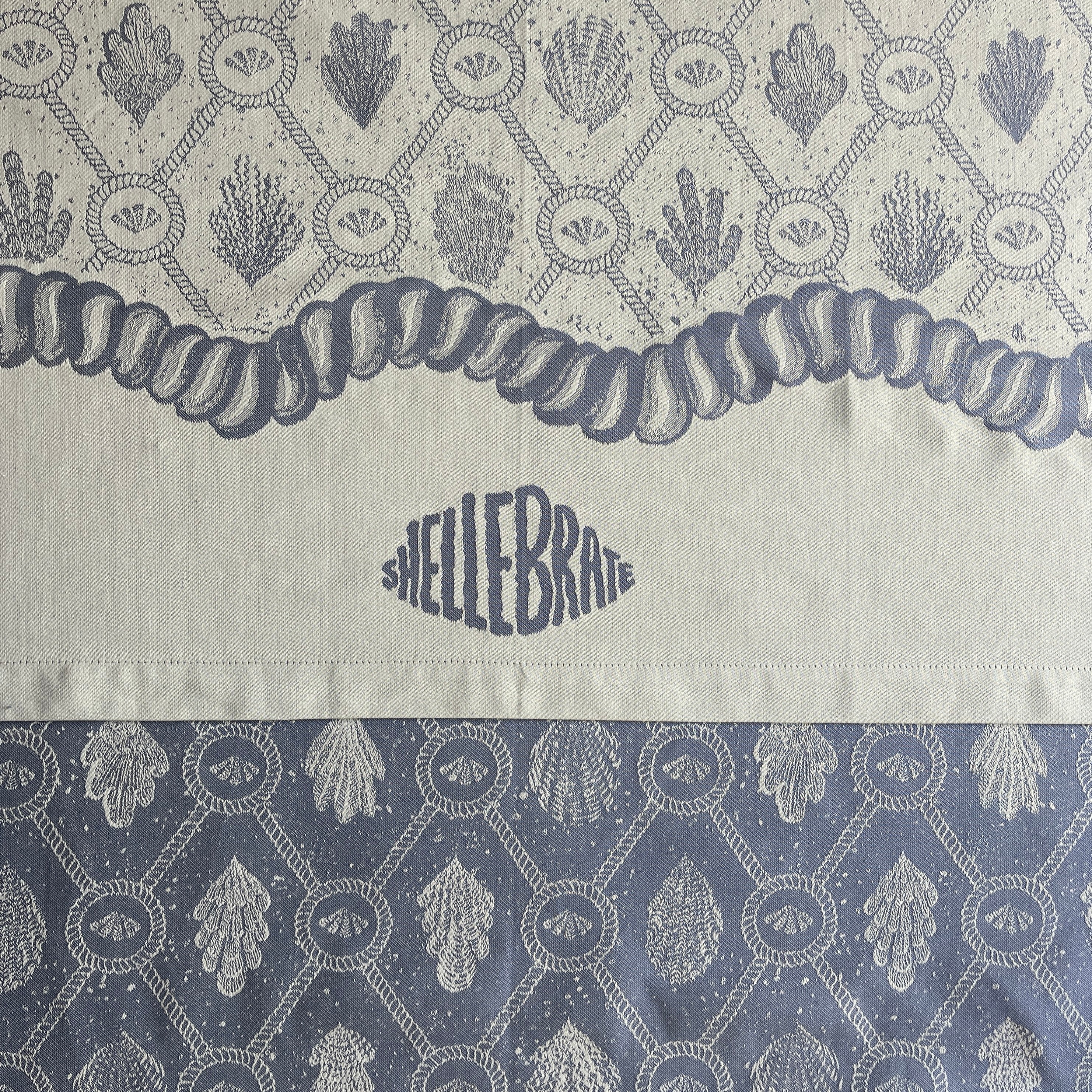 Blue 8 Seater Heirloom Tablecloth