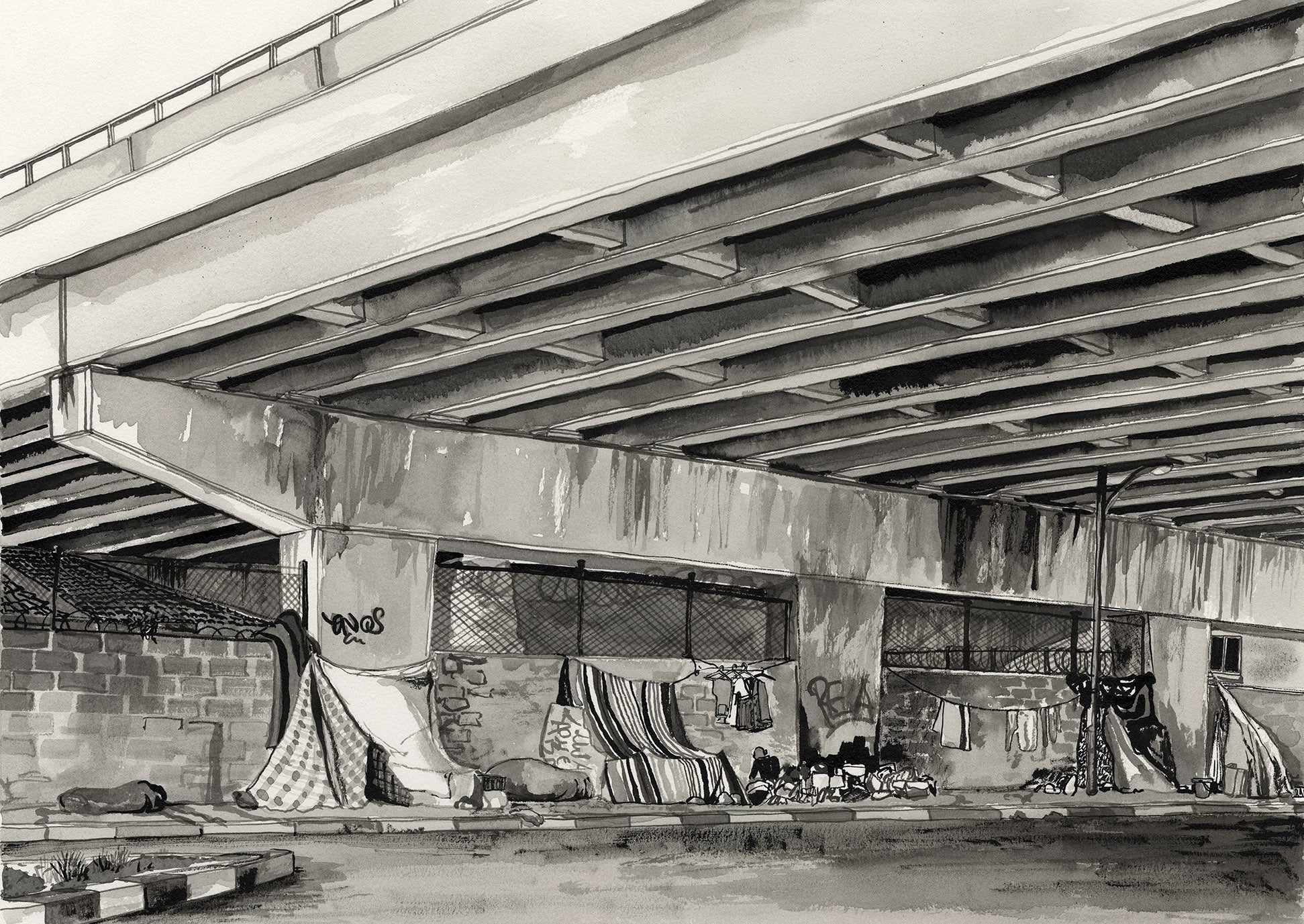 Under the N2 Bridge