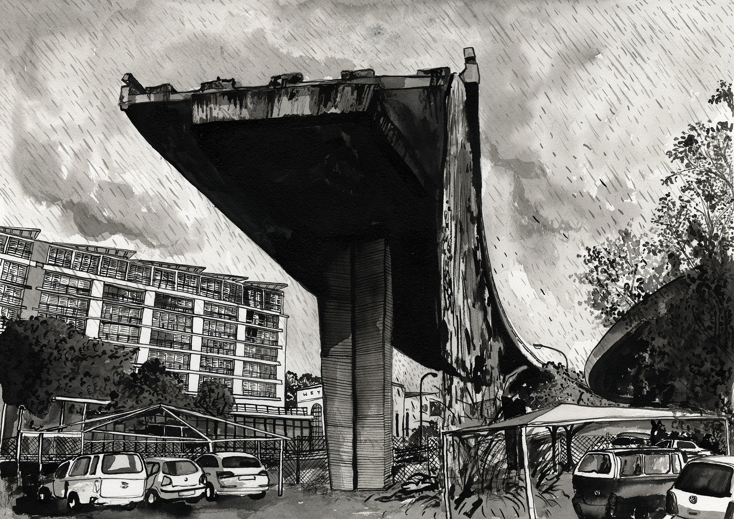 Unfinished Bridge Waterfall