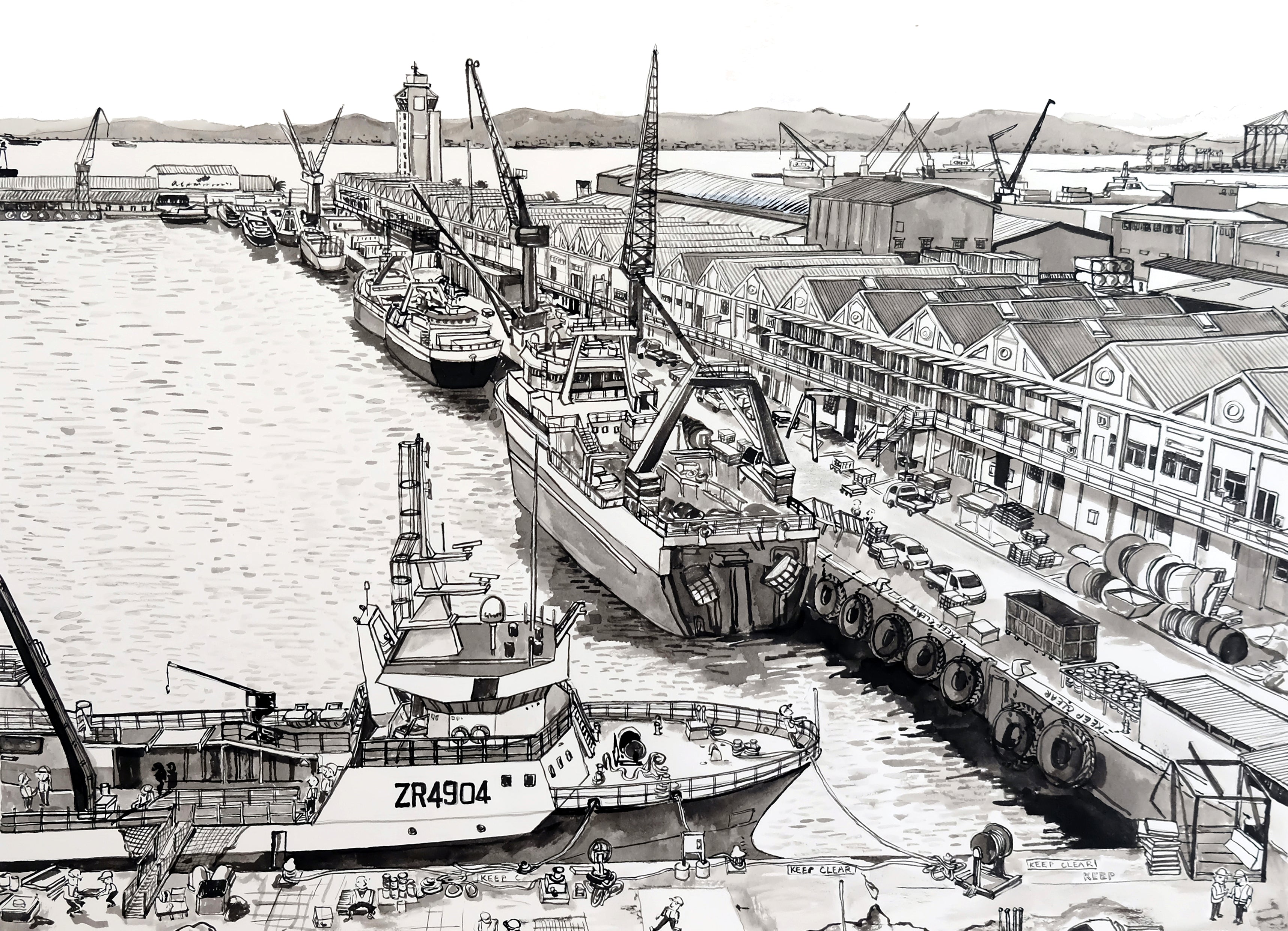 Cape Town harbour