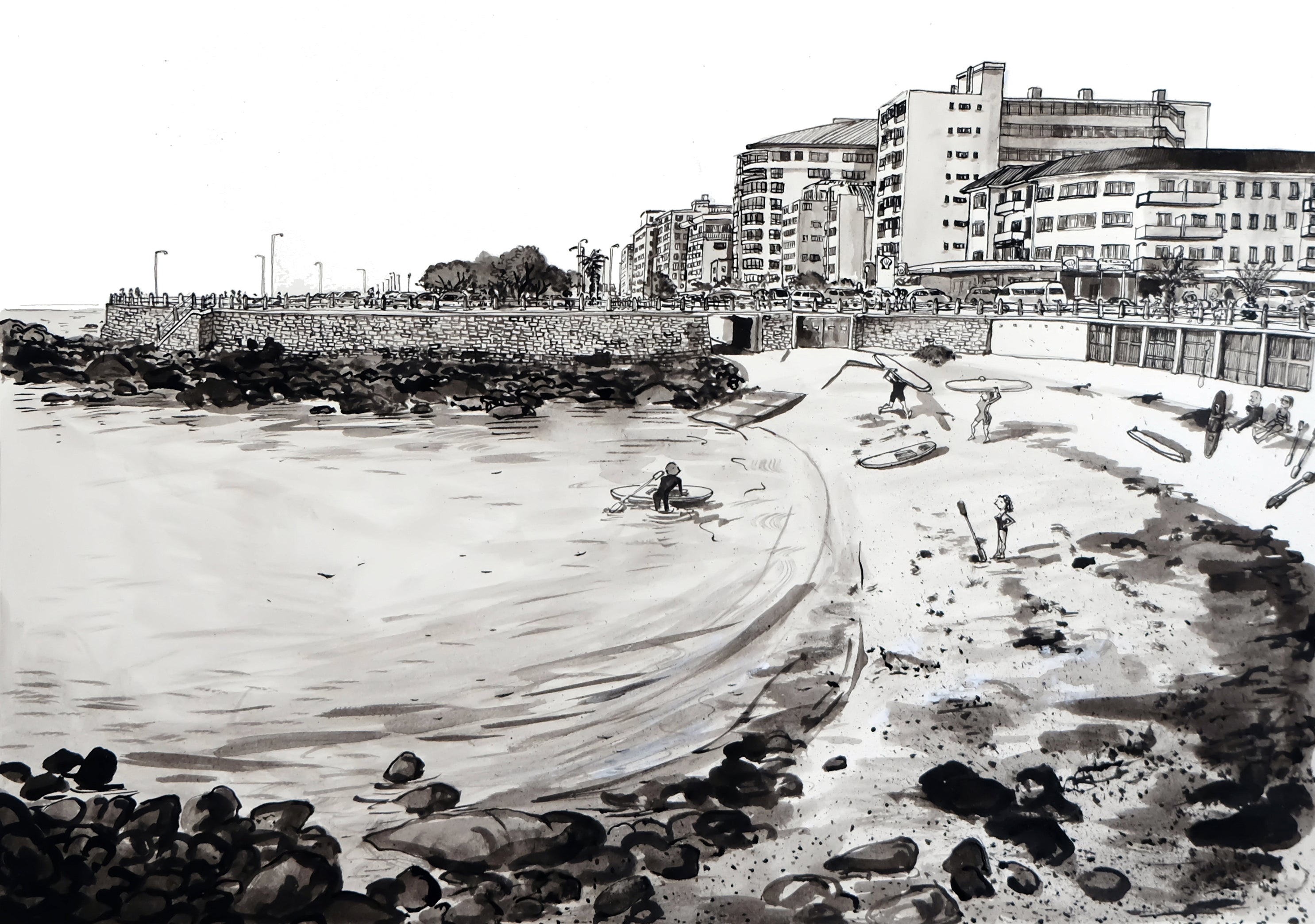 Three Anchor bay,Surfers