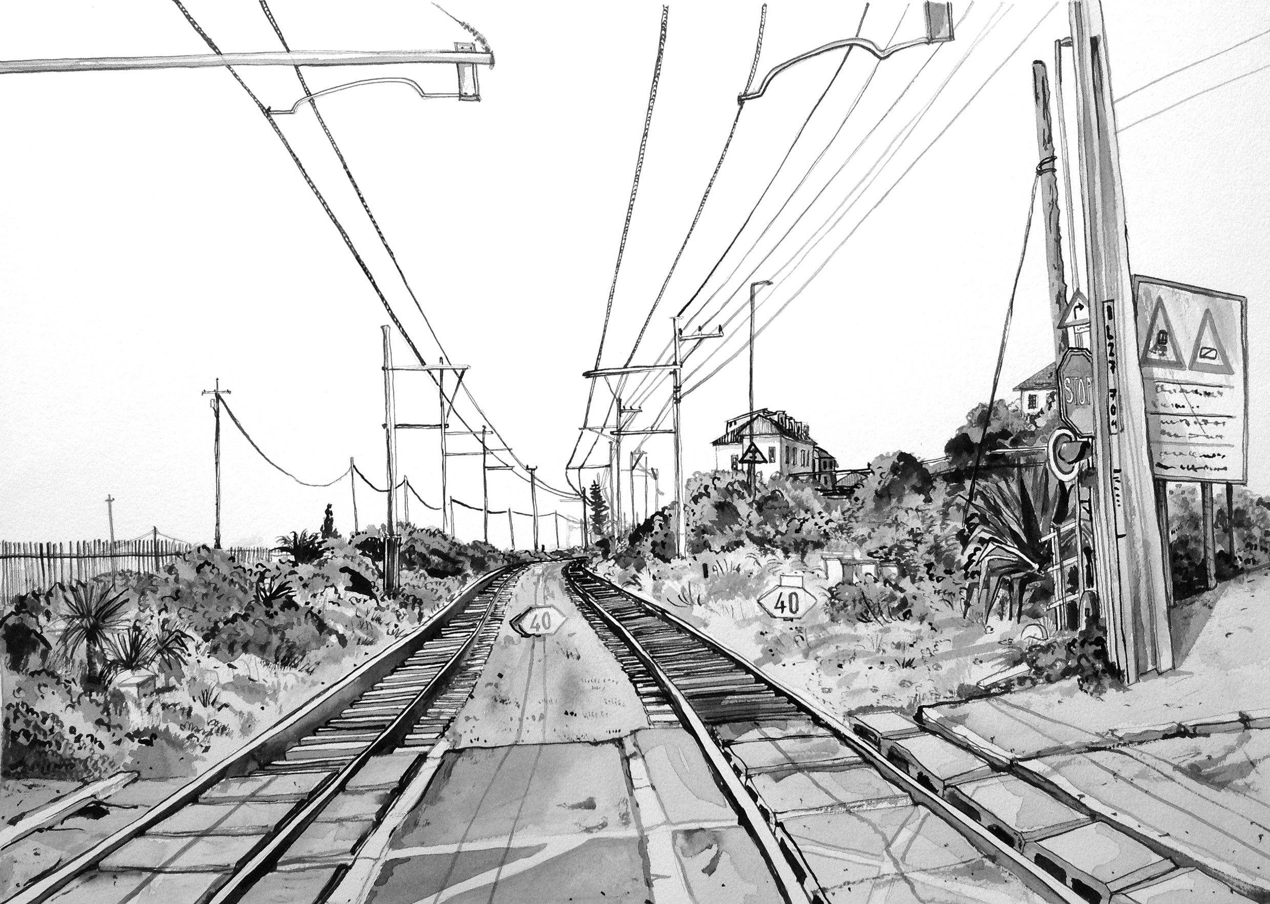 Kalk Bay Rail crossing
