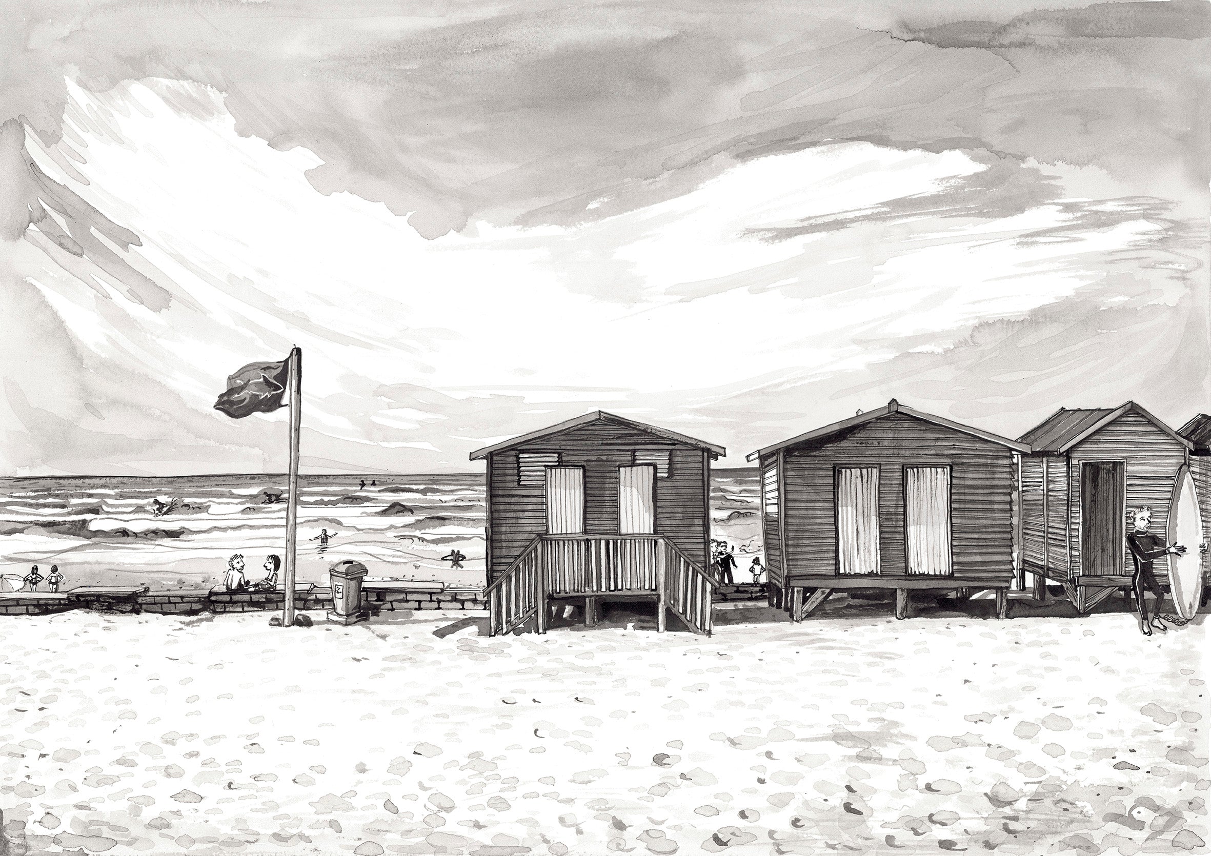 Muizenberg cabanas