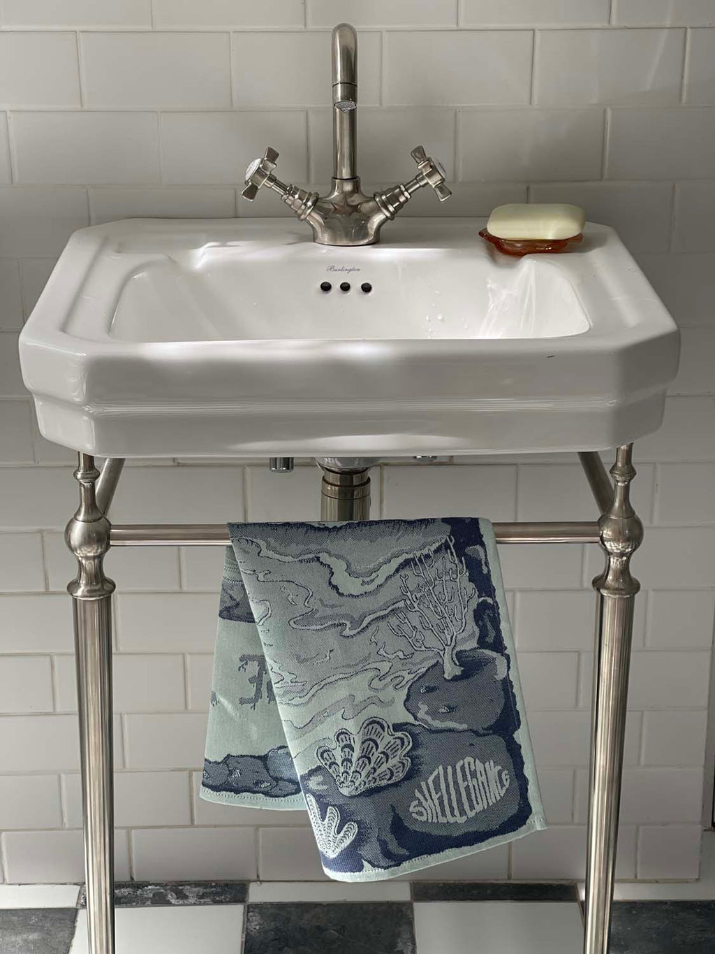 Cape Town Shell Beach Jacquard Tea Towel