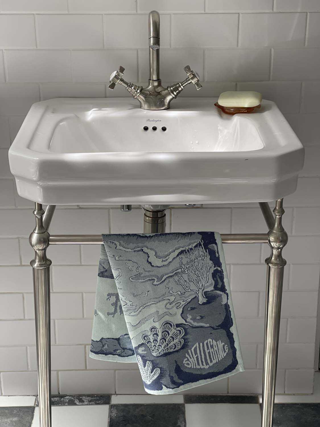 Cape Town Shell Beach Jacquard Tea Towel