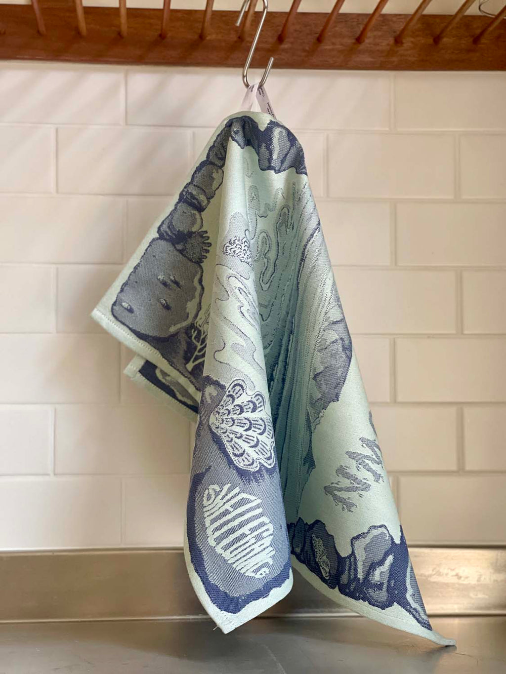 Cape Town Shell Beach Jacquard Tea Towel