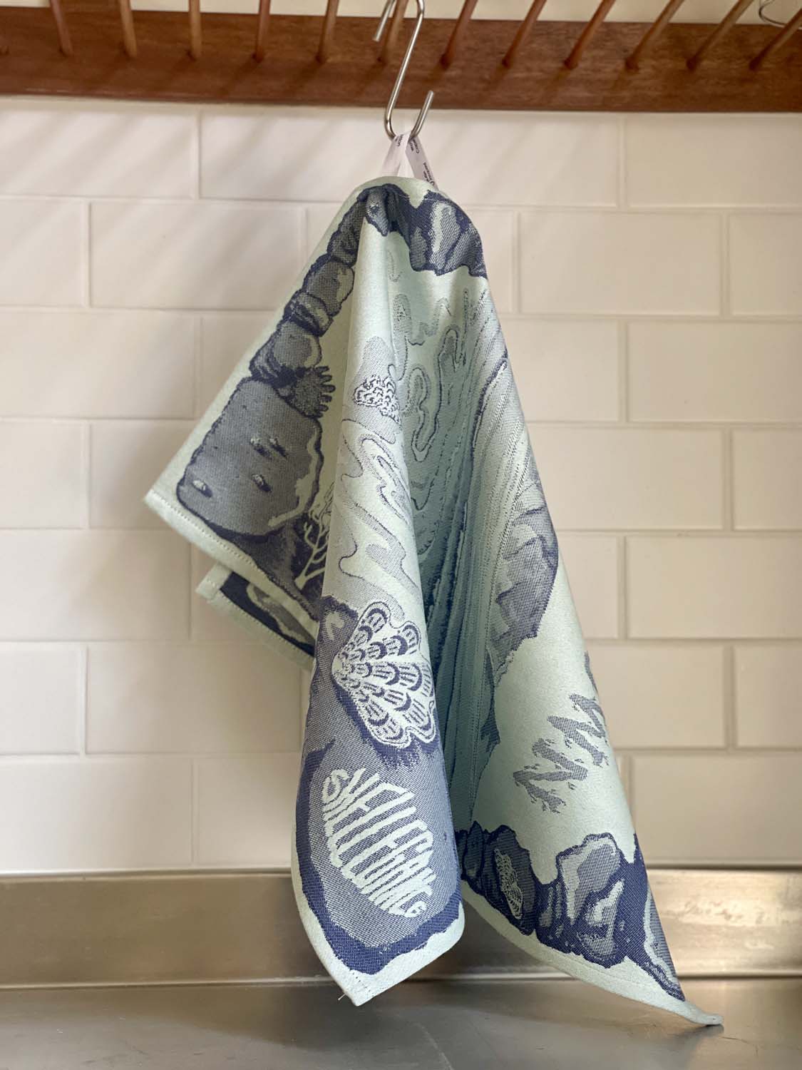 Cape Town Shell Beach Jacquard Tea Towel