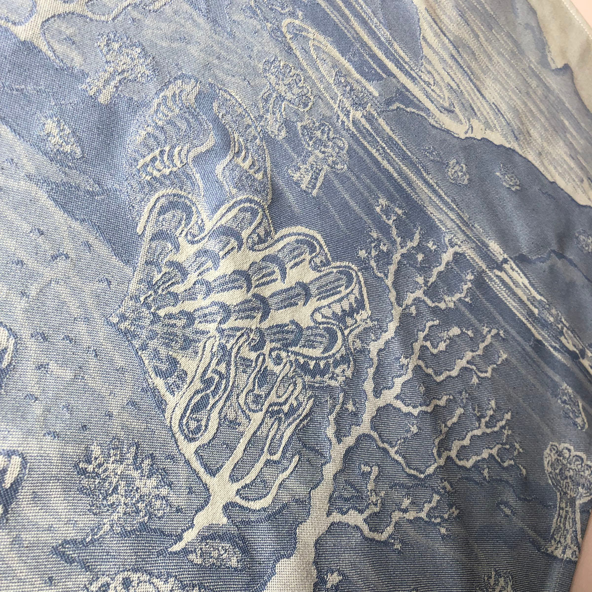 Blue Rockpool Jacquard Tea Towel