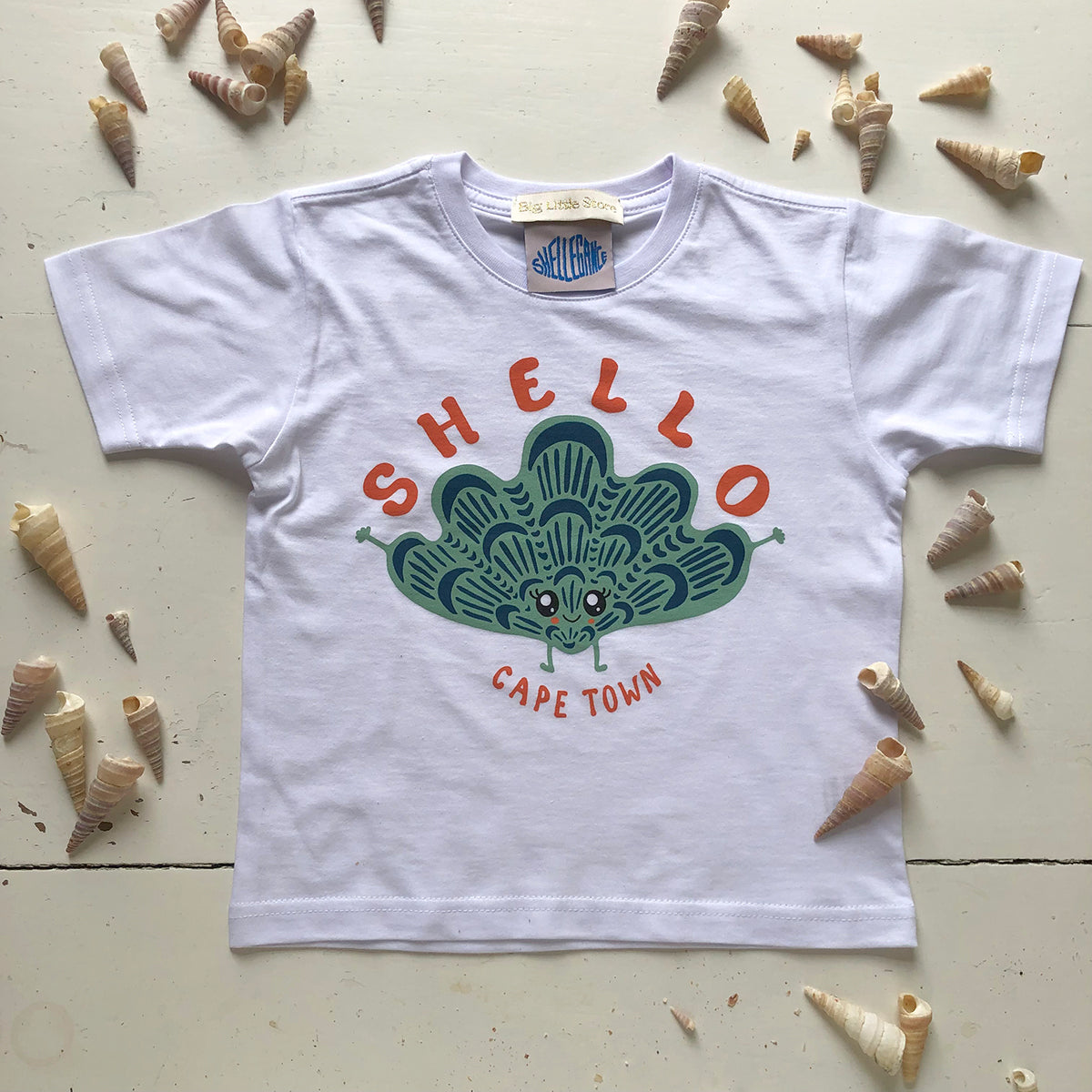 BigLittleStore Shello Aqua Kids Tee Collab