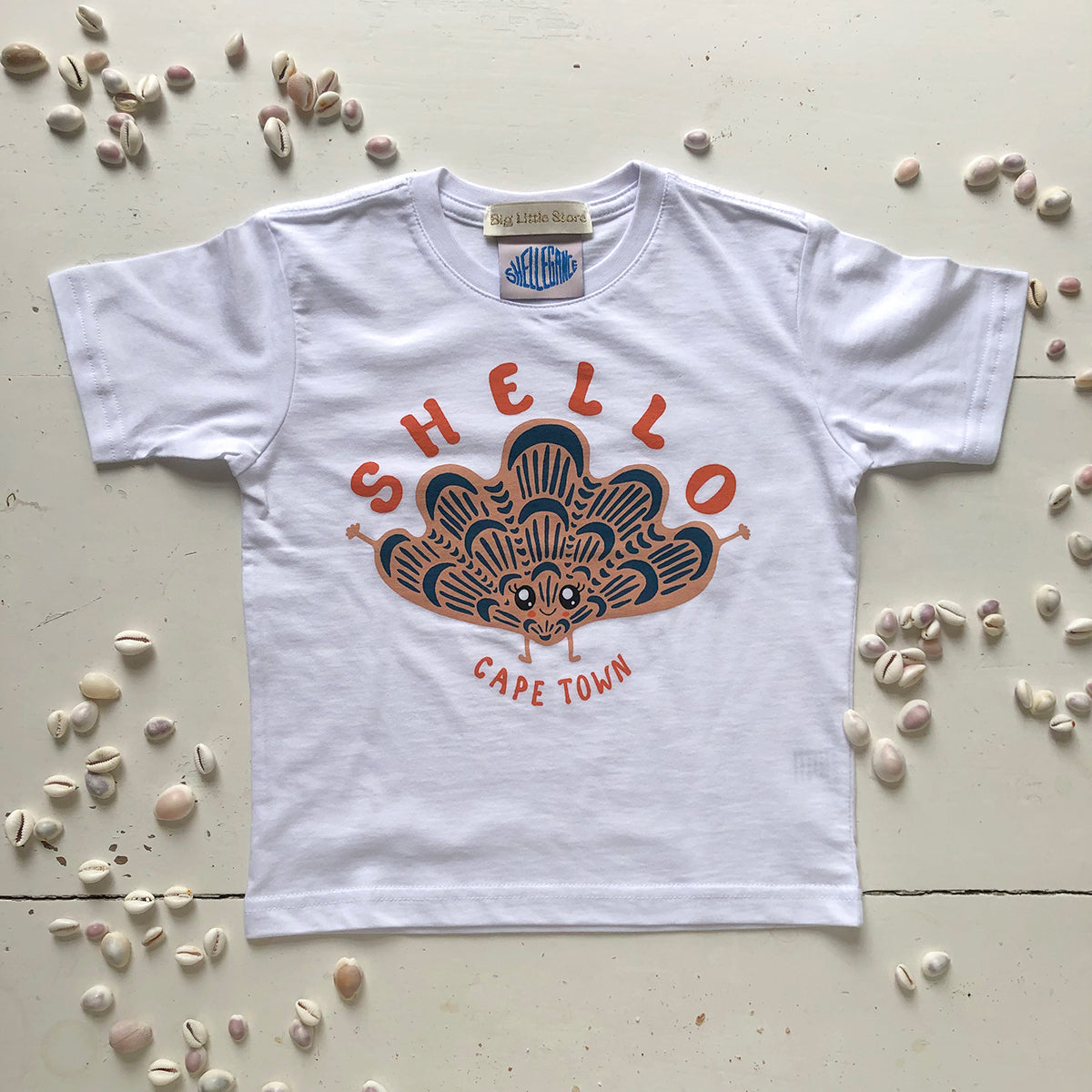 BigLittleStore Shello Coral Kids Tee Collab