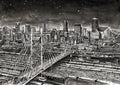 Mandela Bridge by Night