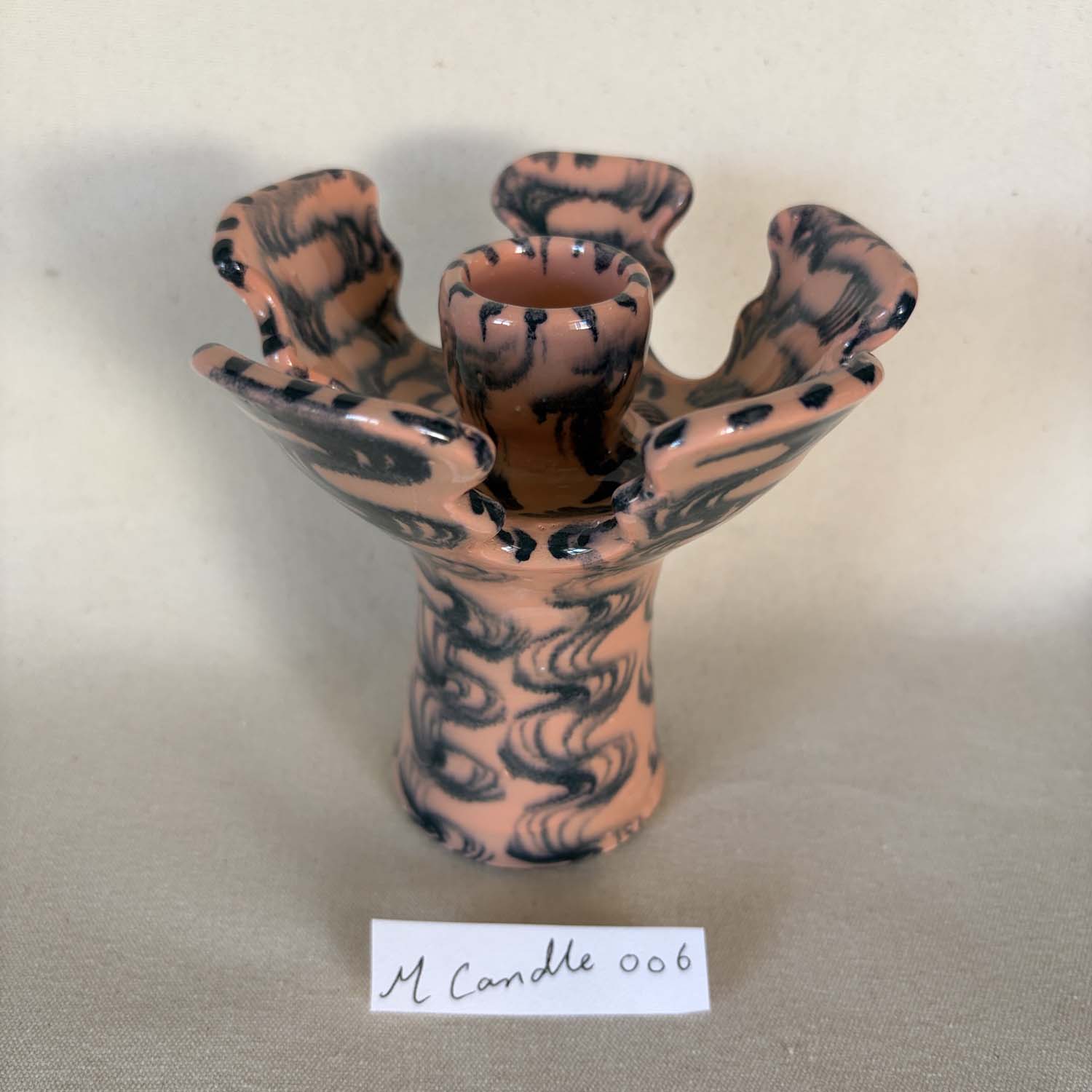 medium sea anemone candle holder 006