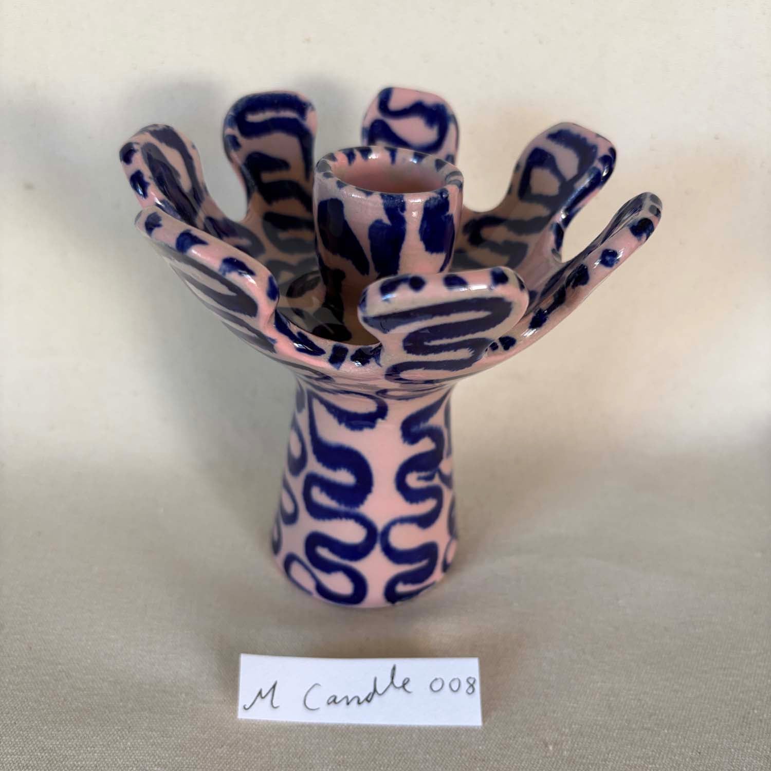 medium sea anemone candle holder 008