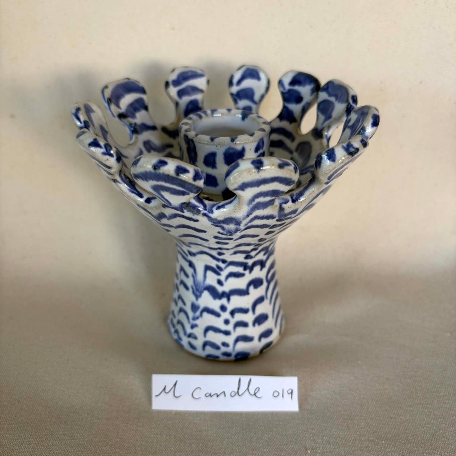 medium sea anemone candle holder 019