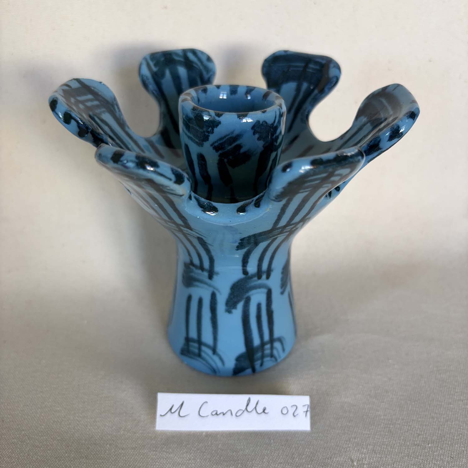 medium sea anemone candle holder 027