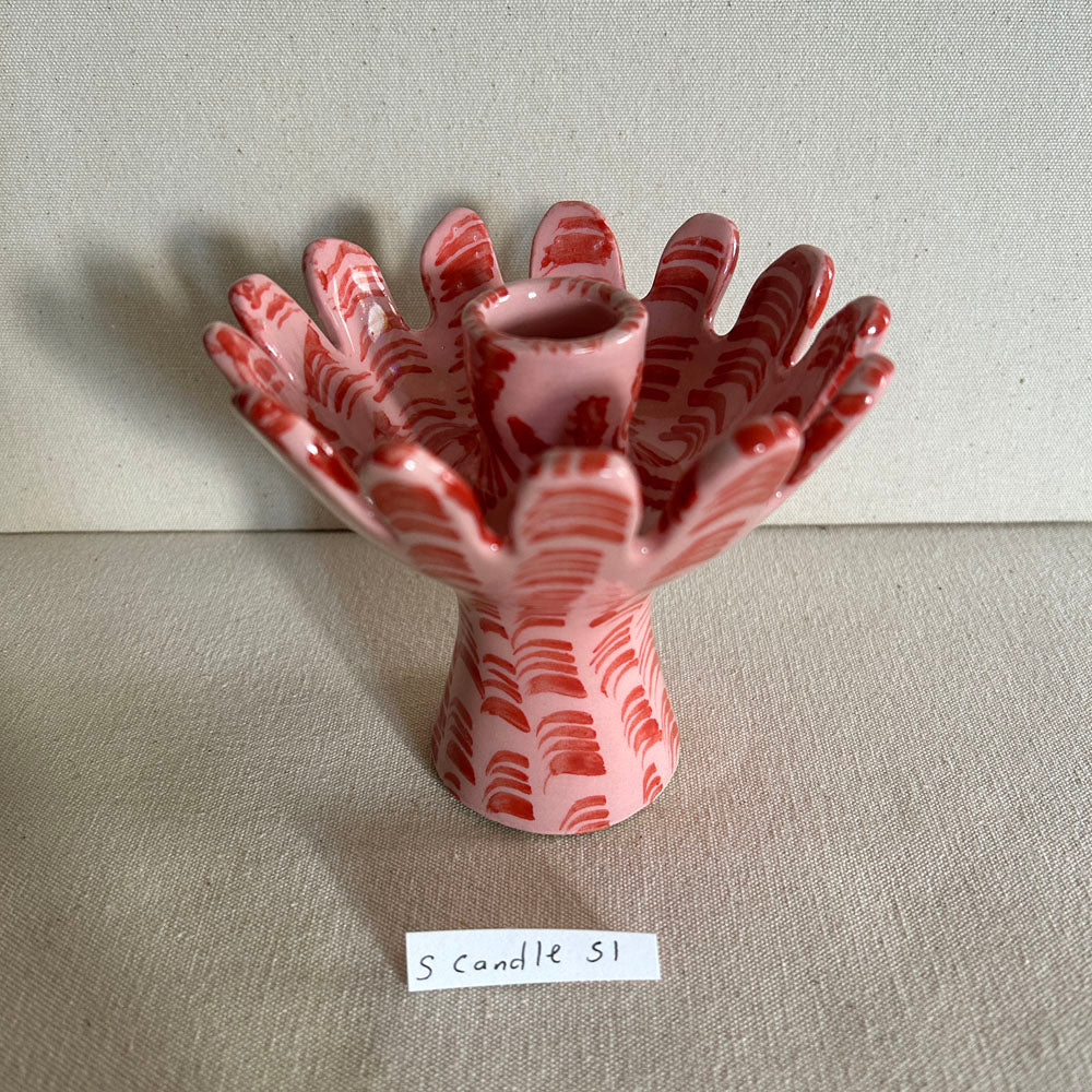 short sea anemone candle holder 051
