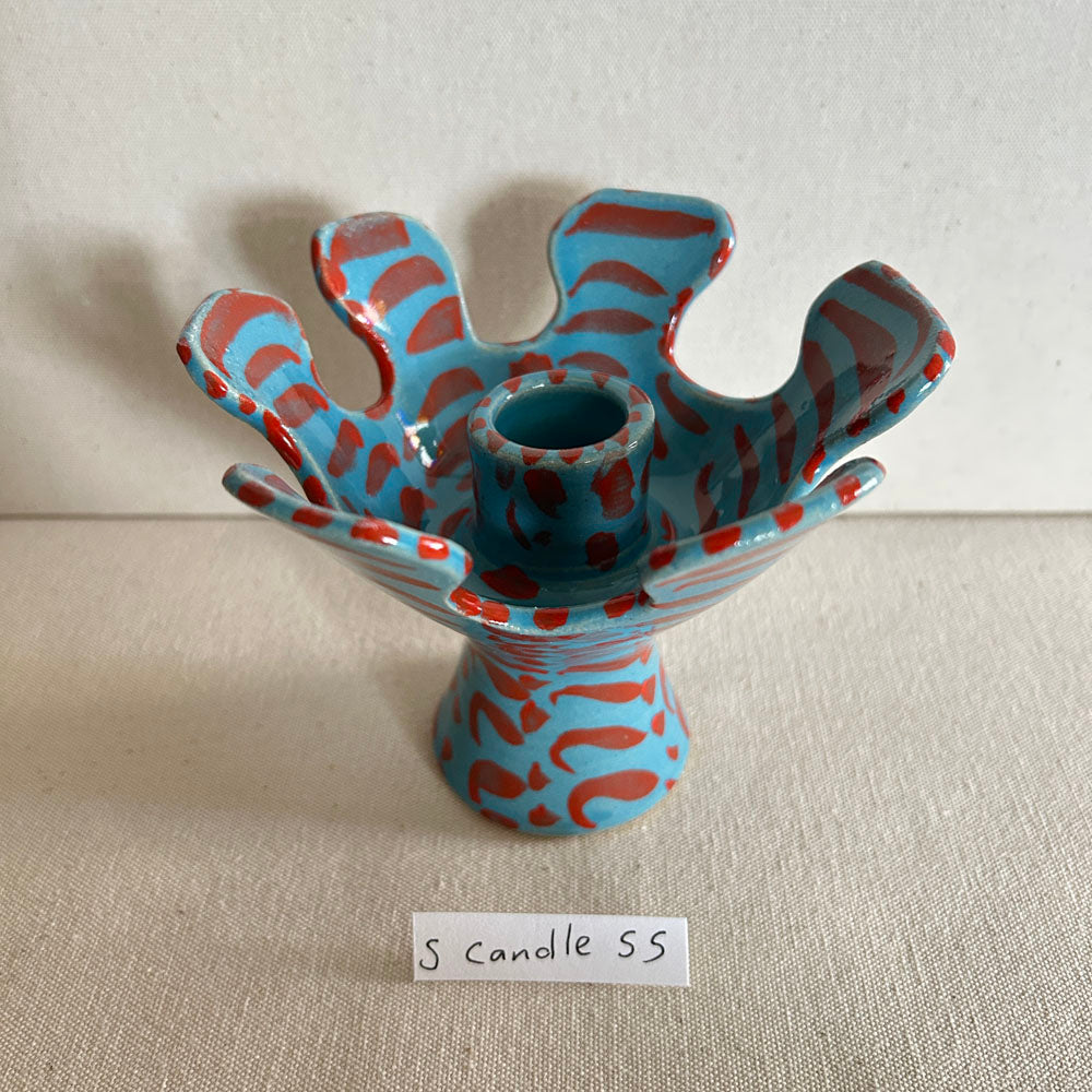 short sea anemone candle holder 055