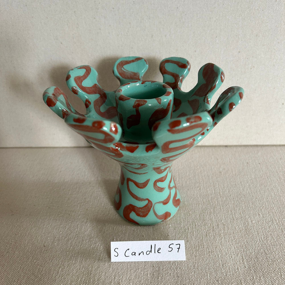 short sea anemone candle holder 057