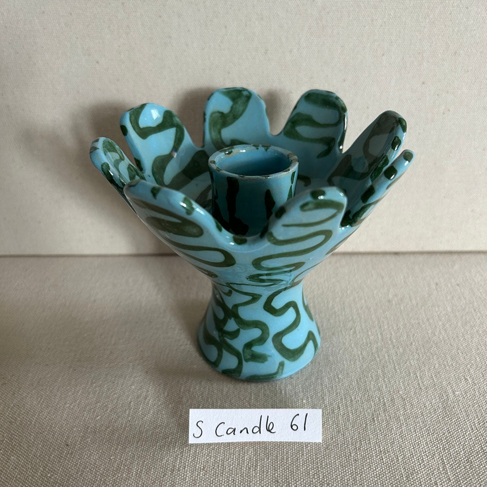 short sea anemone candle holder 061
