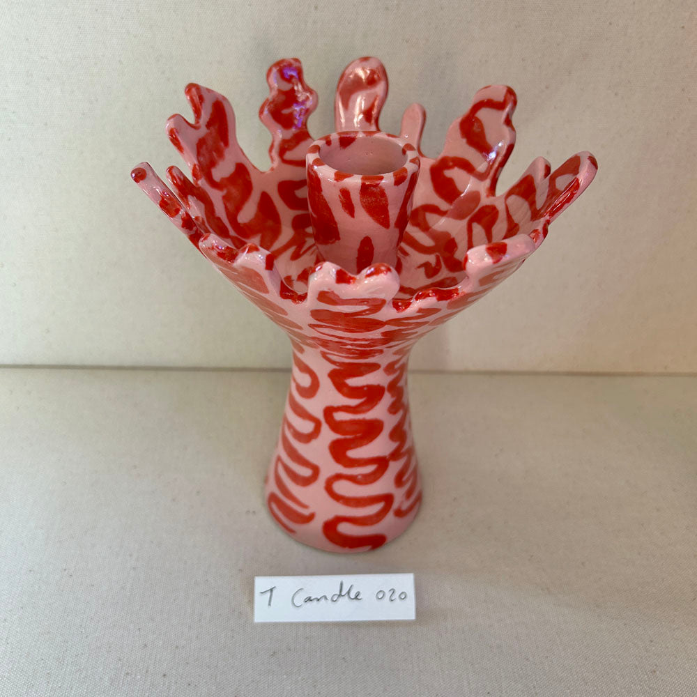 tall sea anemone candle holder 020