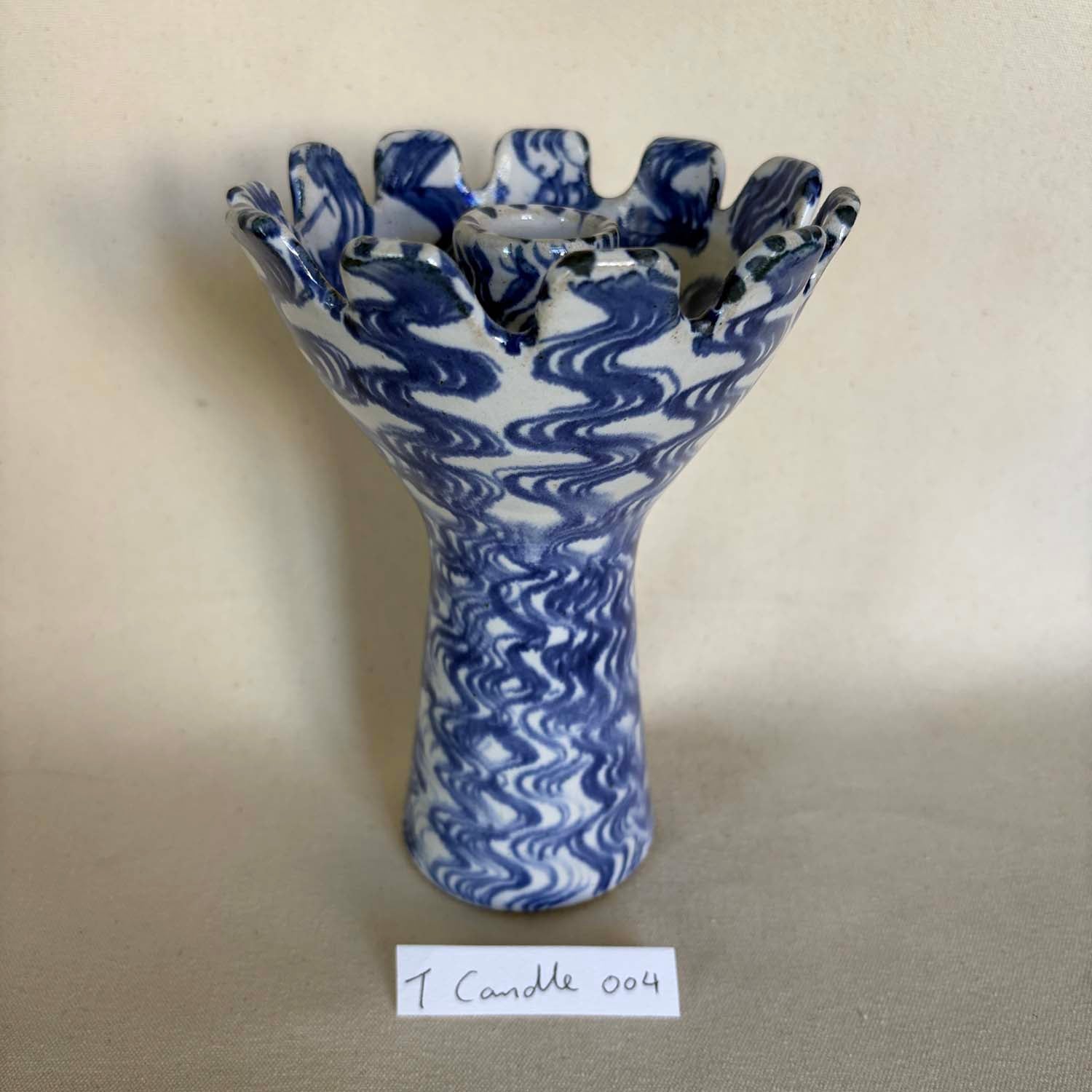 Tall sea anemone candle holder 004