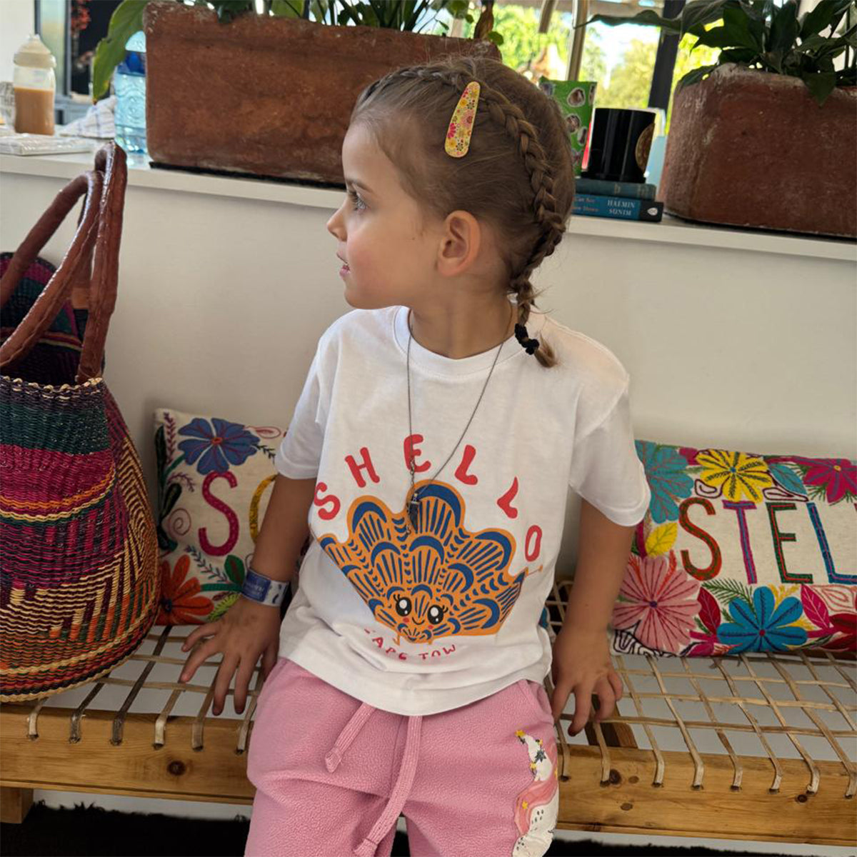 BigLittleStore Shello Coral Kids Tee Collab