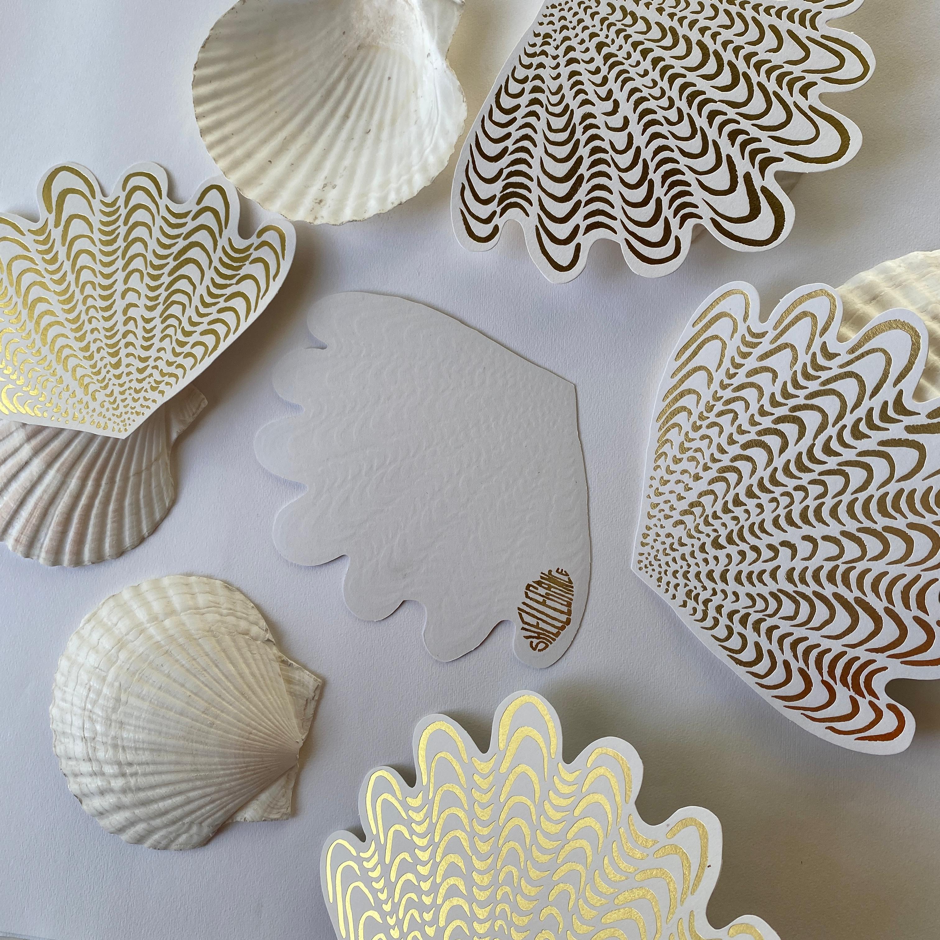Golden A5 Postcard set of 5