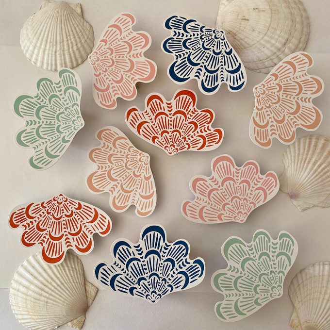 MINI SHELL GIFT CARD Pack of 10